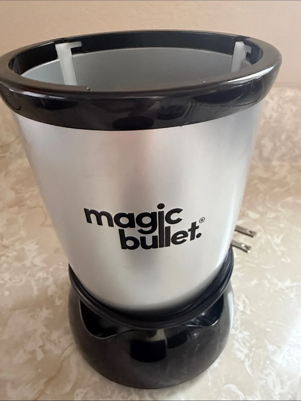 Magic Bullet Personal Blender - Silver with Clear Cups